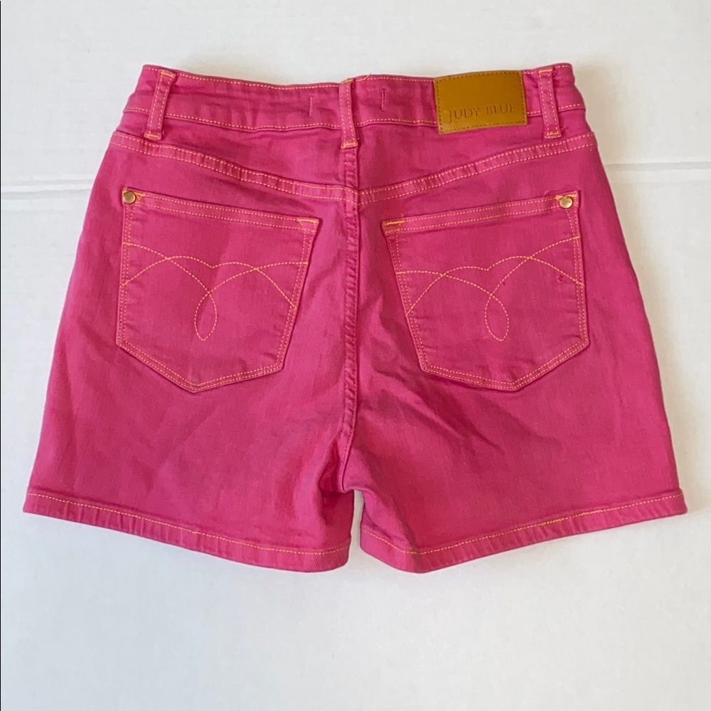 Judy Blue Aurora Pink High Waist Shorts - Picture 9 of 10
